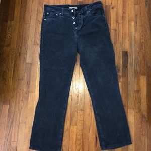 AG by Alexa Chung Navy Corduroy Pants